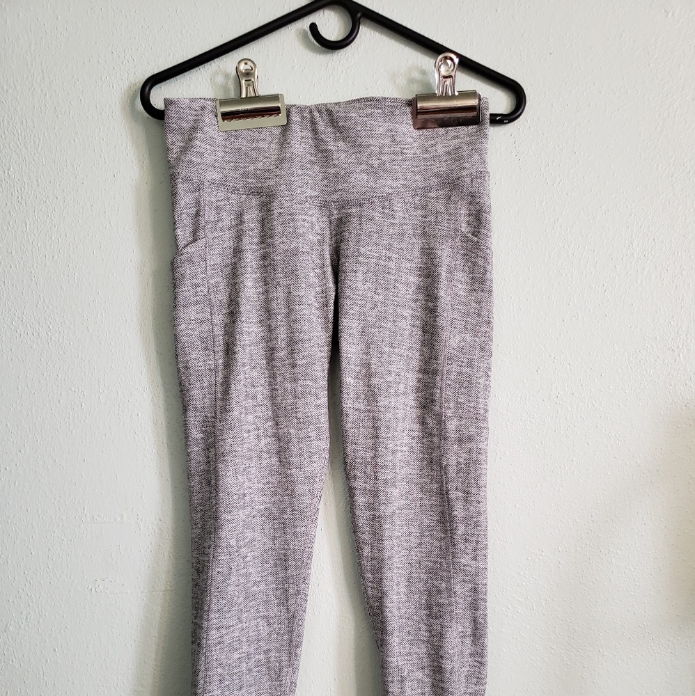 🍭Grey stretchy yoga pants with pockets